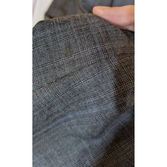 Hart Schaffner Marx 42S Gray Plaid 2-Piece Suit Wool Blend Classic Fit Mens Blaz - Picture 2 of 12